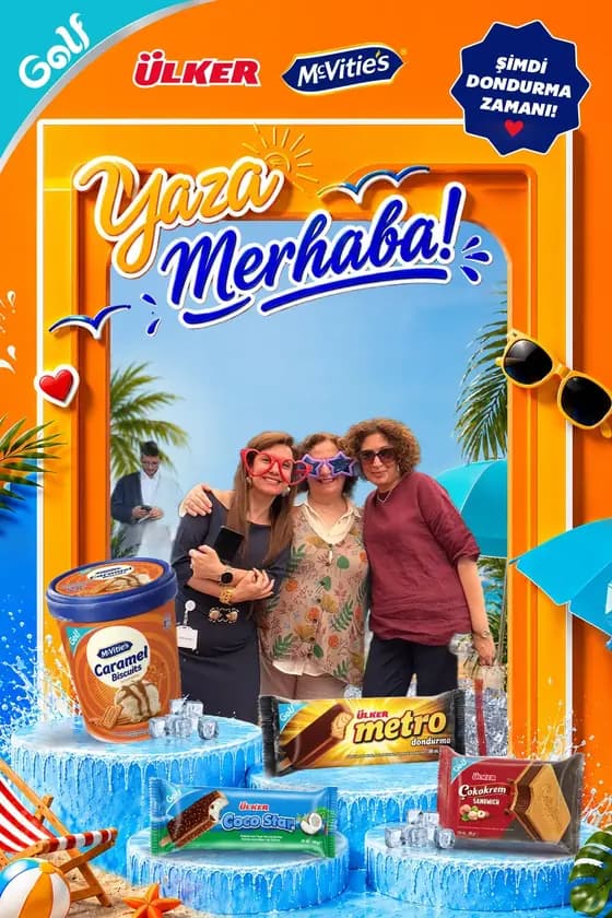 Örnek fotobooth şablon çıktısı